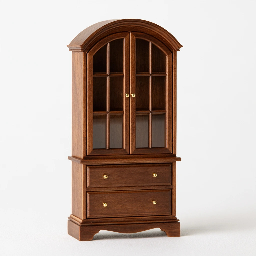 Meuble de rangement en bois, coloris brun naturel